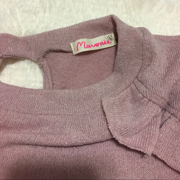 Pink Open Back Ruffled Top - Picture 3 of 5